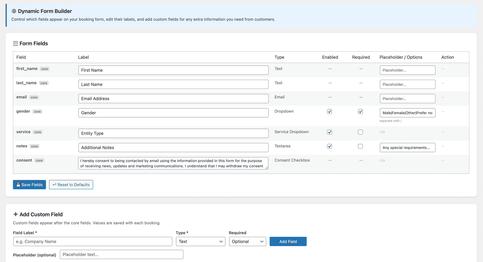 Dynamic Form Builder